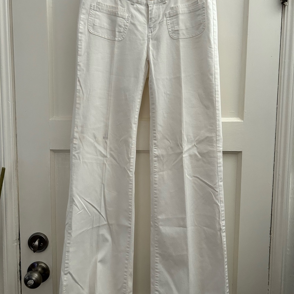 White House Black Market White Trousers